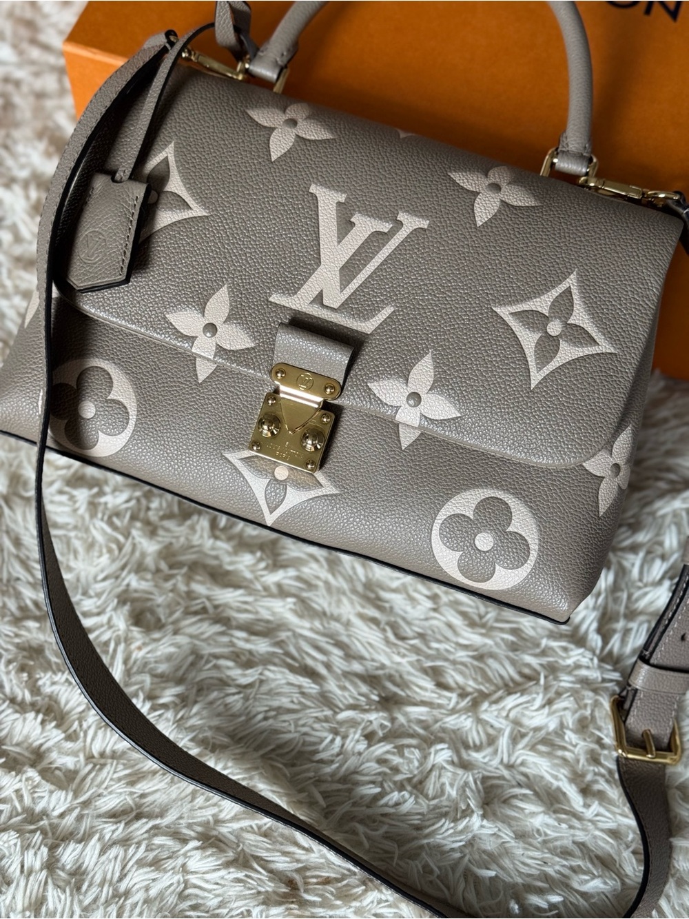 Louis Vuitton Madeline MM bicolor monogram with Gold Hardware - Picture 3 of 14